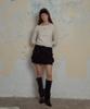Leteoli Cargo Banding Mini Skirt_Black