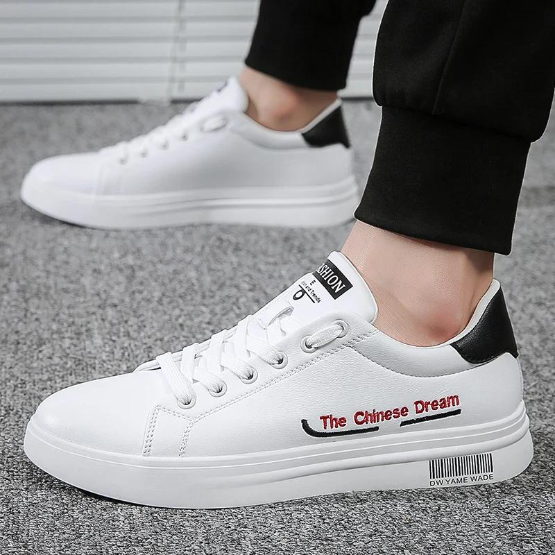 New Men's Casual Sports Shoes Light Comfortable White Shoes Men's Flat Casual Driving Shoes Tennis Zapatillas De Hombre