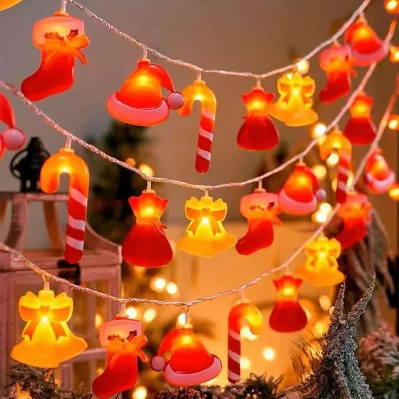 Cartoon Lights String 1.5M 10LED Multicolor Globe Battery Operated String Lights for Helloween Christmas Room Decorations