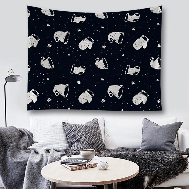Amazon Christmas Tapestry Background Cloth Bedside Sofa Hanging Cloth Home Wall