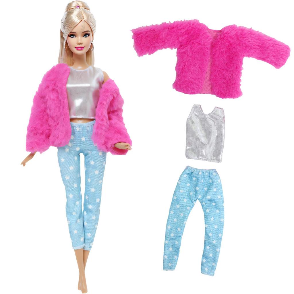 Doll Clothes for 30cm Girl Doll Lot Styles Dress Shorts Shirts Cute Outfits for 1/6 11.5 Inch Doll Girl Toy Kids Gift Accessories