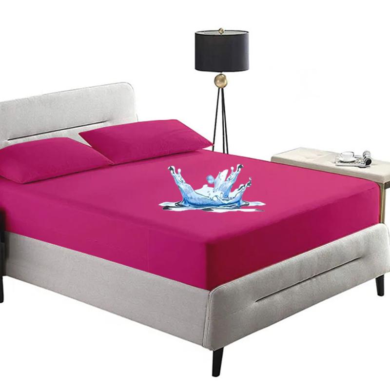 2025 Waterproof Mattress Protector,A Solid Color Bedspread,Fitted Mattress Cover,Dustproof Breathable Washable Incontinence Bed Sheet