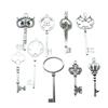 5pcs Charms Key Antique Silver Color Vintage Key Charms For Jewelry Making Charms Pendant Key Jewelry Findings DIY