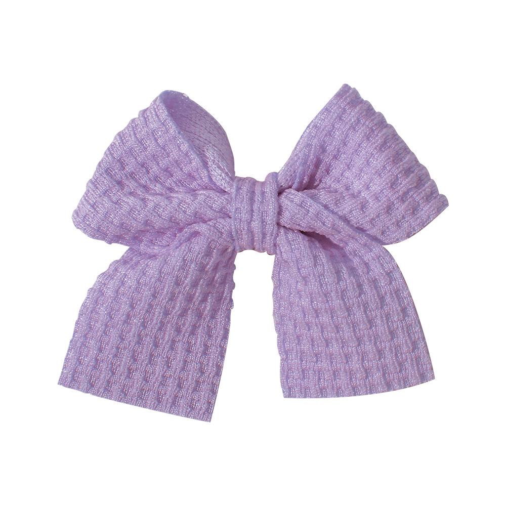 Popular Handmade Fabric Bow Hair Clips for Girls - Macaron Duckbill Style