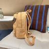 Cartoon Bear Kindergarten Schoolbag Corduroy Backpack for Primary School Students