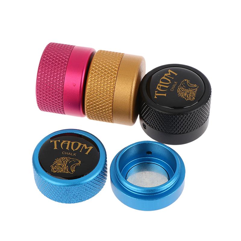 Pool Chalk Holder Aluminum Billiard Chalk Storage Metal Box Billiard Cue Snooker Sports Pool Chalk Case Accessories