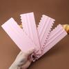 4Pcs Cake Baking Scraper Spatulas Cream Scraper with Irregular Teeth Edges Fondant Cake Slicer Pastry Cutters Tool