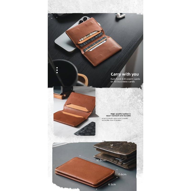 Slim and compact wallet Men's card bag Business card holder Bank card ID bag