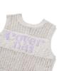 COVERNAT WOMAN Two-Way Knit Vest Oatmeal