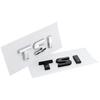 swpzb8 3D ABS TSI Letters Logo Car Emblem Rear Trunk Badge Sticker For VW Golf Passat Jetta Touareg Scirocco Beetle Vento Sagitar