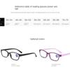 1/2PCS HD Anti Blue Light Reading Glasses for Men Women Fashion Ultra Light Portable +100 To +400 Anti Fatigue