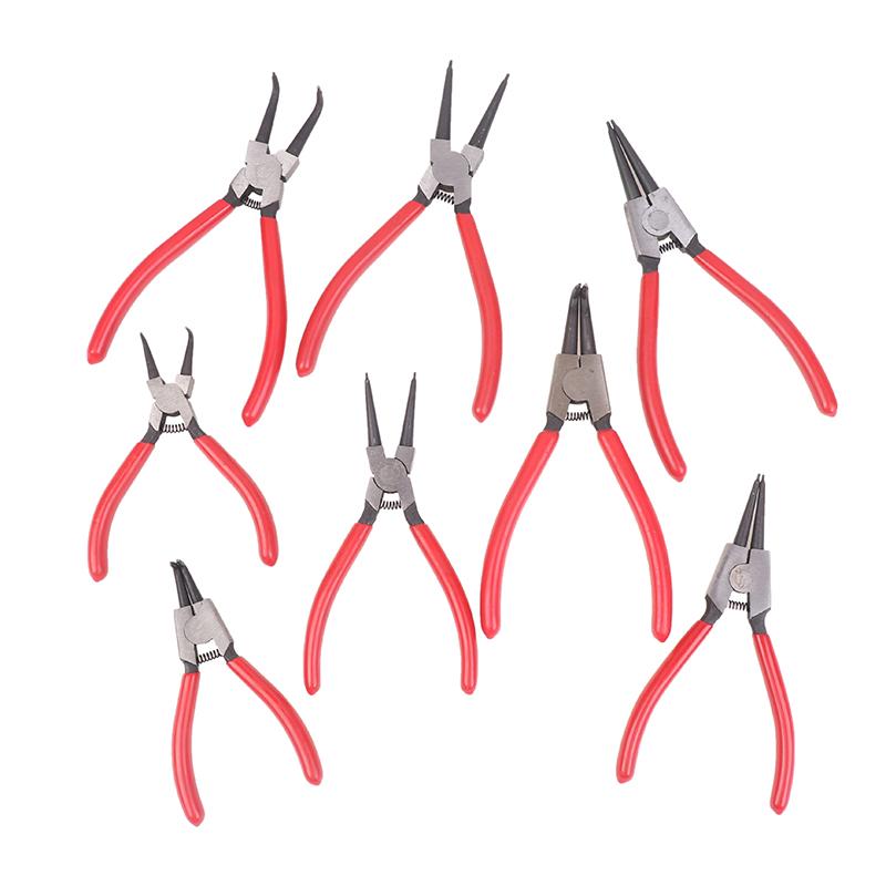 1Pcs Hand Tool 5/6/7 Inch Internal External Pliers Retaining Clip Carbon Steel Multifunctional Snap Ring Circlip Pliers