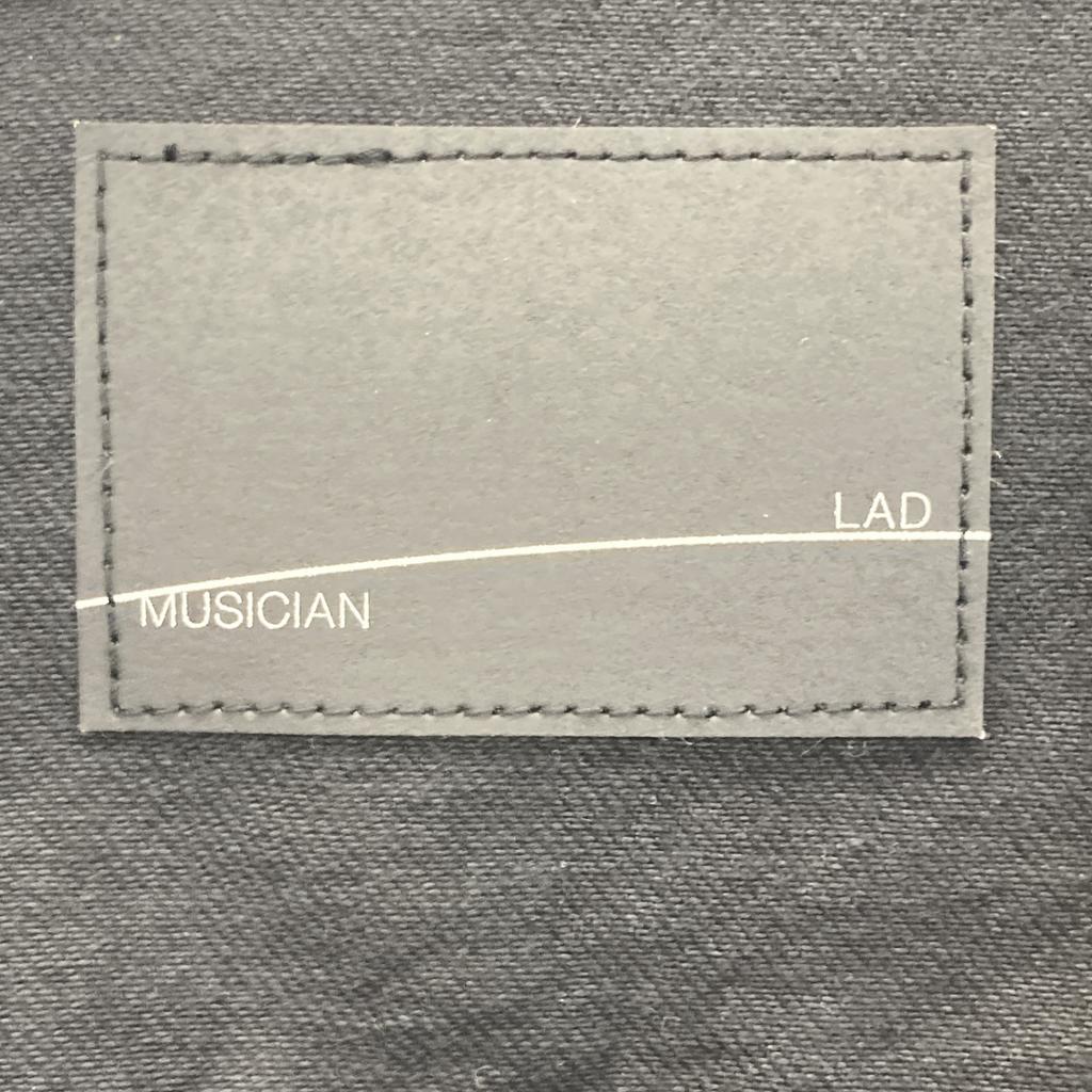 LAD MUSICIAN 2125-356 25Stainless Steel Black 14oz DENIM SHIRT JACKET Jacket 42 blackUsed