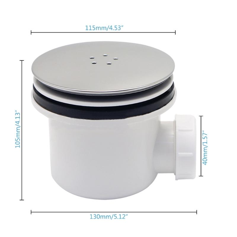 Contemporary Shower Waste Trap Durable Shower Trap for Hair & Debris Removal