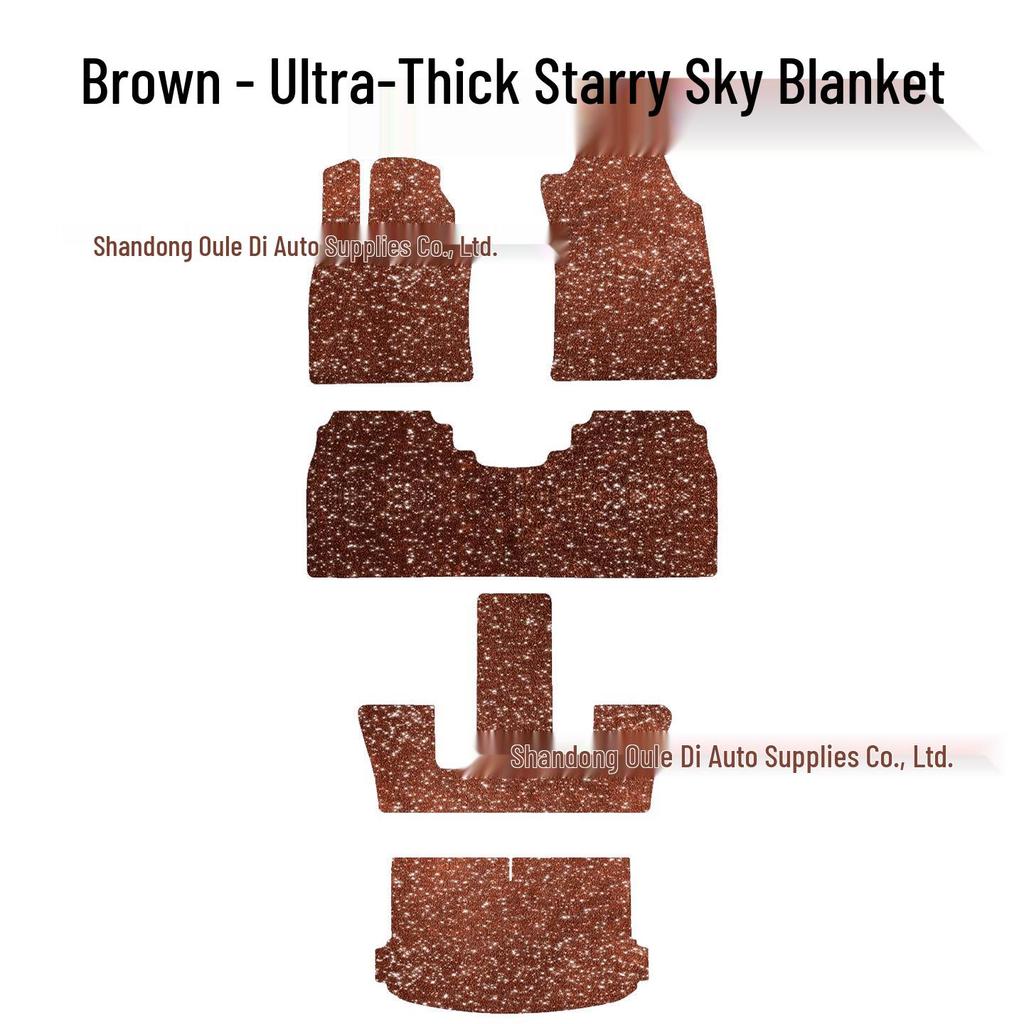 Hongqi HS9 Floor Mats - Starry Sky Interior Protection Blanket