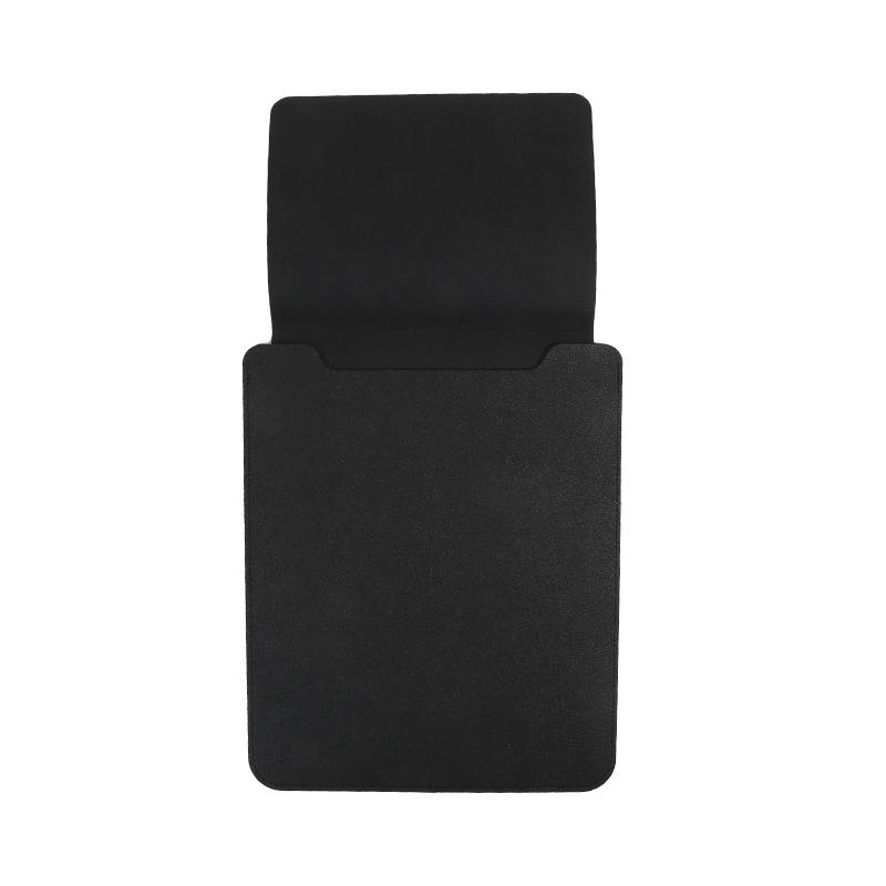 Non-Magnetic Laptop Sleeve - Compact Durable Synthetic PU Case With Rolling Function For Computer Laptop Bag