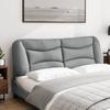 Vidaxl Headboard Cushion, Light Grey, 160 Cm, Fabric