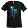Fish Design T Shirt Ocean Blue Graphics Marine Life Swimming Tee