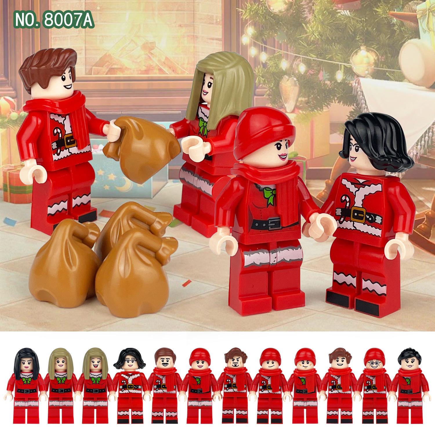 

MOC Рождественская серия игрушек-конструкторов персонажей