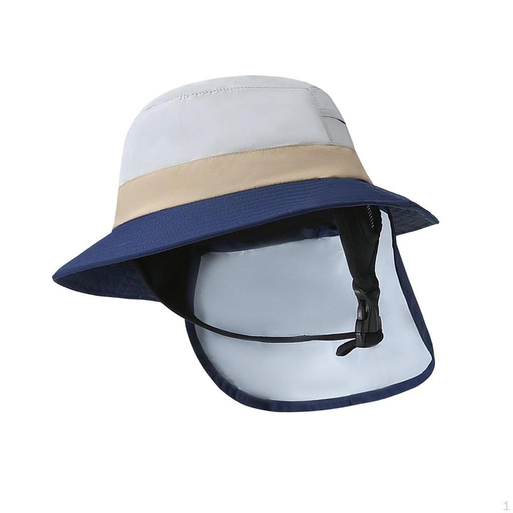 Bucket Hat Breathable Waterproof Summer Windproof Wide Brim Fisherman for Outdoor Water Sports