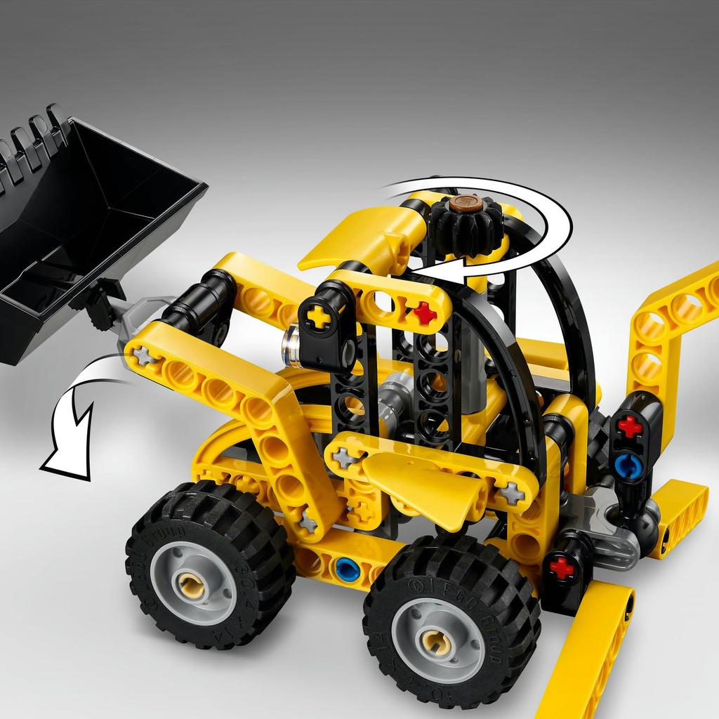 LEGO Technic Екскаватор-навантажувач Іграшка Подарунок на день народження Блок Хлопчики Дівчата Діти 7 років 8 років 9 років Учень початкової школи Транспортний засіб Автомобіль