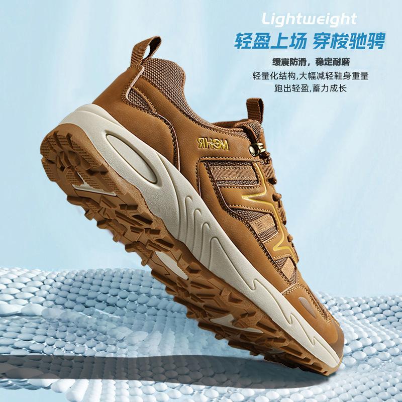 Hiking Shoes Men's Mountain Functional Shoes Platform Leisure Niche Hiking Shoes Outdoor Camping Non-slip Foreign Trade Replacement