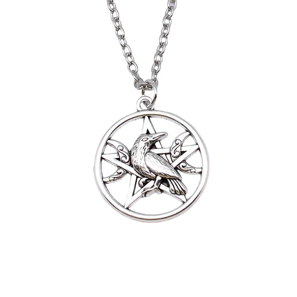 Peacock Pendant Bird Necklace Owl Ethnic Boho Jewelry for Female 45cm or 70cm Long Chain