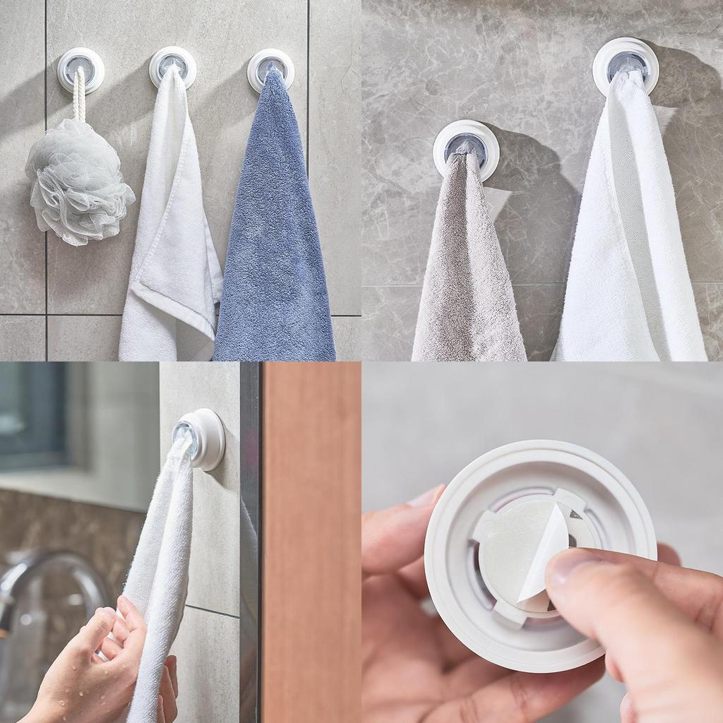 Clips Dishcloth Plastic No Drill Towel Holders For Kitchen Bathroom Decor Tool
