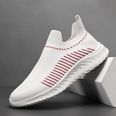 New Mesh Shoes Fly-woven Breathable Sneakers, Lazy Shoes, Shoes Large Size Casual Shoes