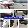 Für Toyota Sienna - 2025 Autotürschale / Rückspiegel / Nebelscheinwerfer vorne hinten / Scheibenwischerabdeckung Zierleiste ABS Zubehör