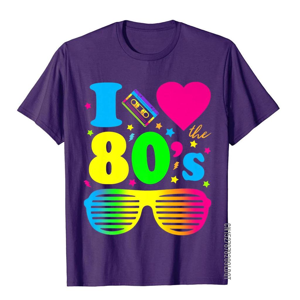 I Love The 80s Clothes For Women And Men Party Funny Tee TShirt T Shirt Tops  Tees Designer Cotton Chinese Style Men