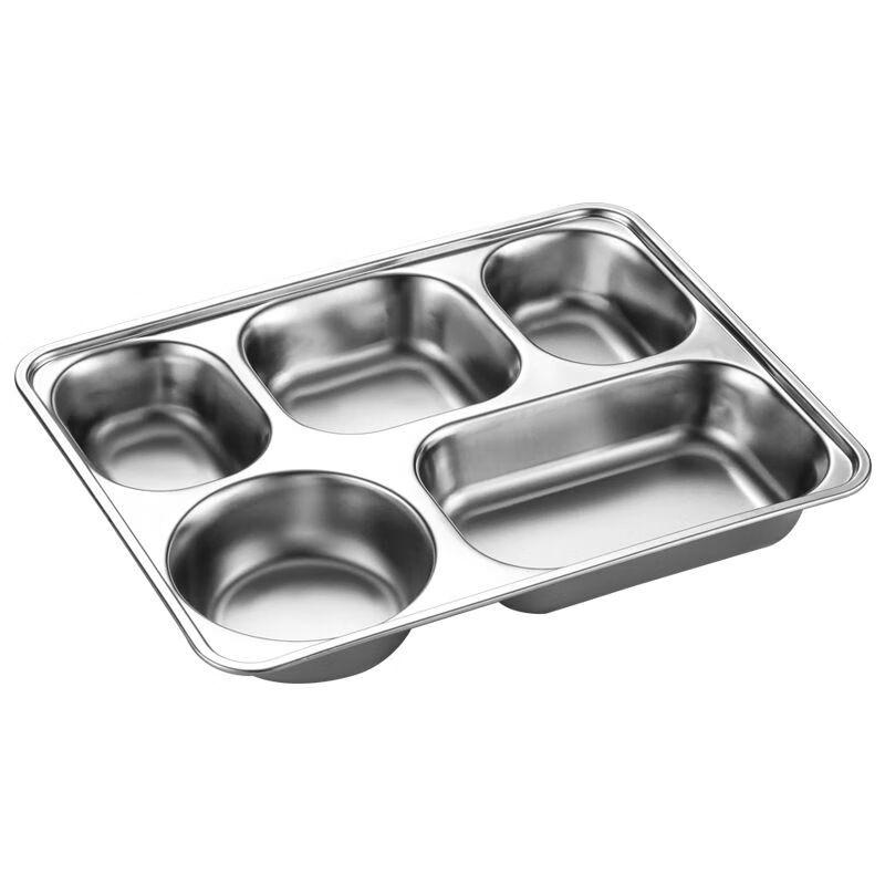 Stainless Steel Compartmented Lunch Tray