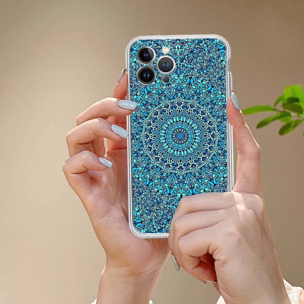 Indian Pattern Mandala Phone Case For IPhone 17 16 14 11 12 13 15 Pro Max 14 Plus 17 Air Cover