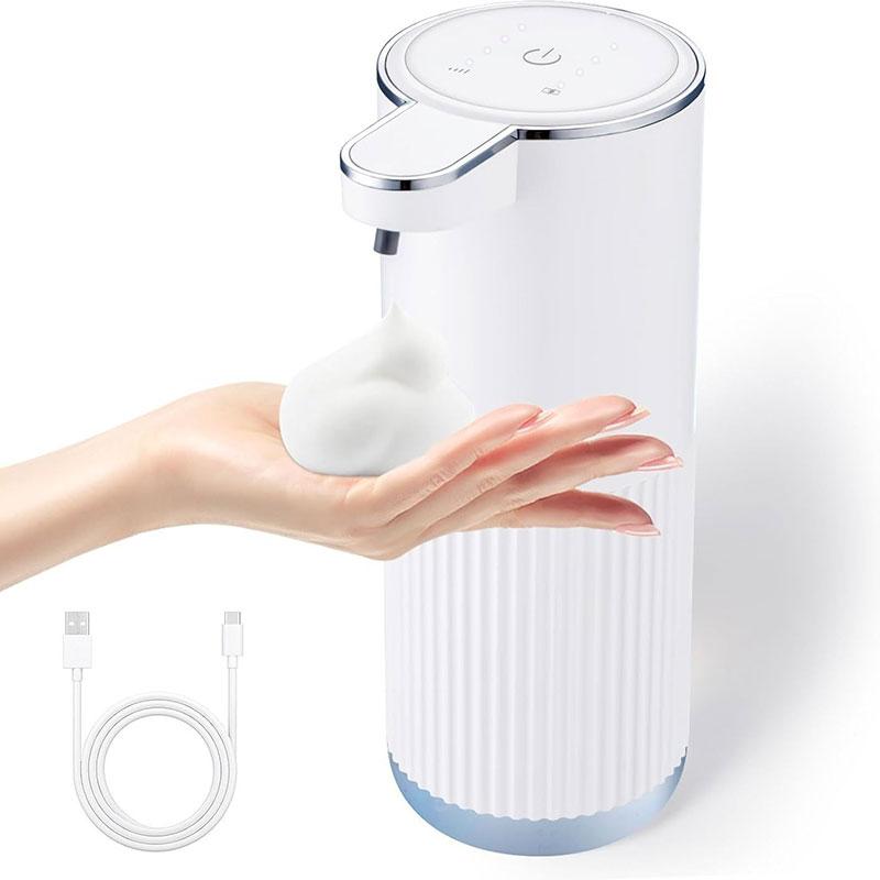 360ml Multifunctional Automatic Soap Dispenser Touchless Foam/Gel Dispenser 4 Level Wall Mount Hands Free Auto Soap Dispenser