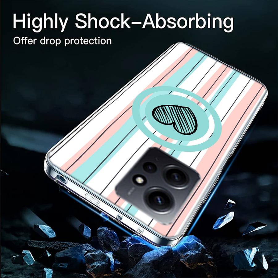 Rainbow Gradient Love Phone Case For Redmi Note 14 15 Pro 5G 13 12 Pro Plus 11 11T 11E 11S 10 Pro 10S 9 9S Cover Cell Clear TPU