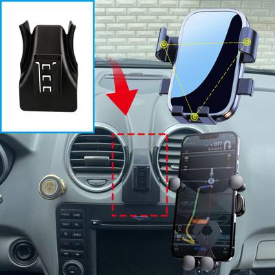 Akcesoria Uchwyt na telefon komórkowy do samochodu dla Mercedes Benz ML M W164 ML350 2006~2011 AMG 360 Uchwyt GPS Stojak nawigacyjny Samochodowy