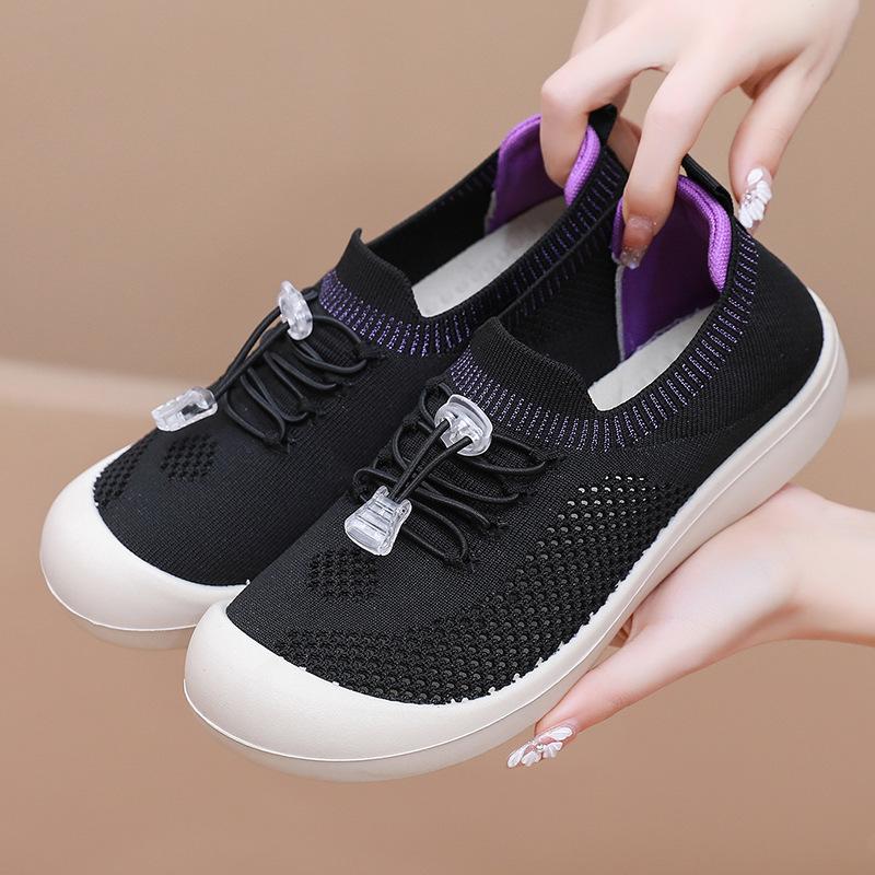 Women Summer New Soft Bottom  Slip-on   Shoes Casual Fashion Women's Shoes Soft Bottom Breathable Comfortable Wearable Hundreds of  Shoes