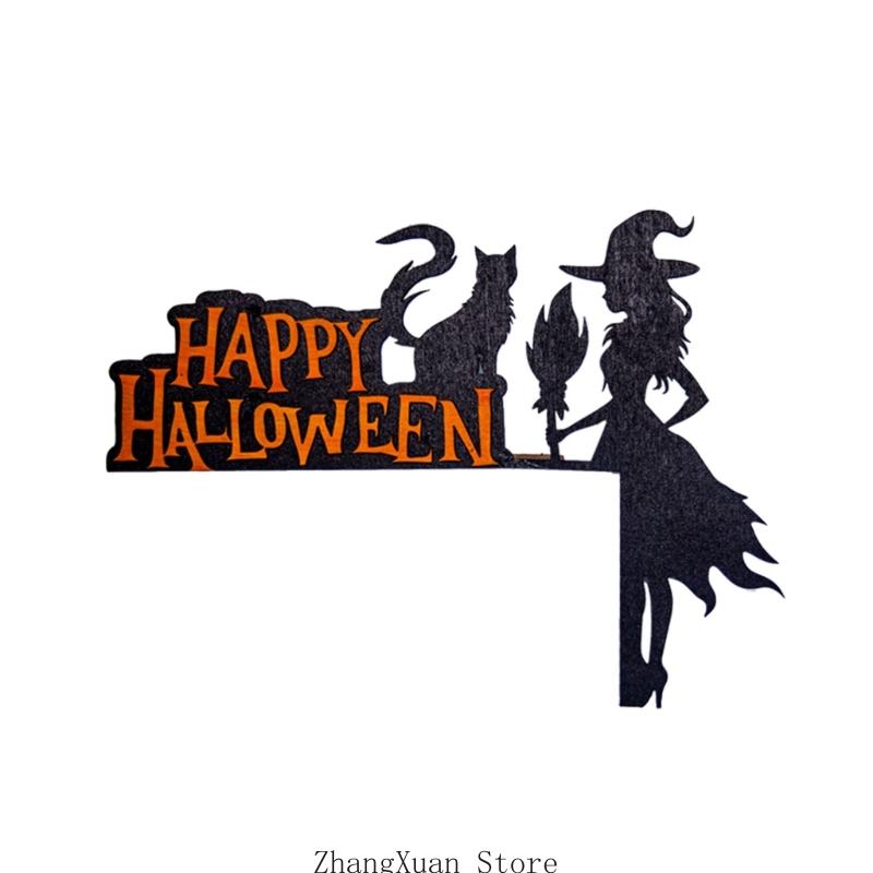 

3XUF Holiday Wooden Corner Decoration for Scary Party Home Decoration and Gift