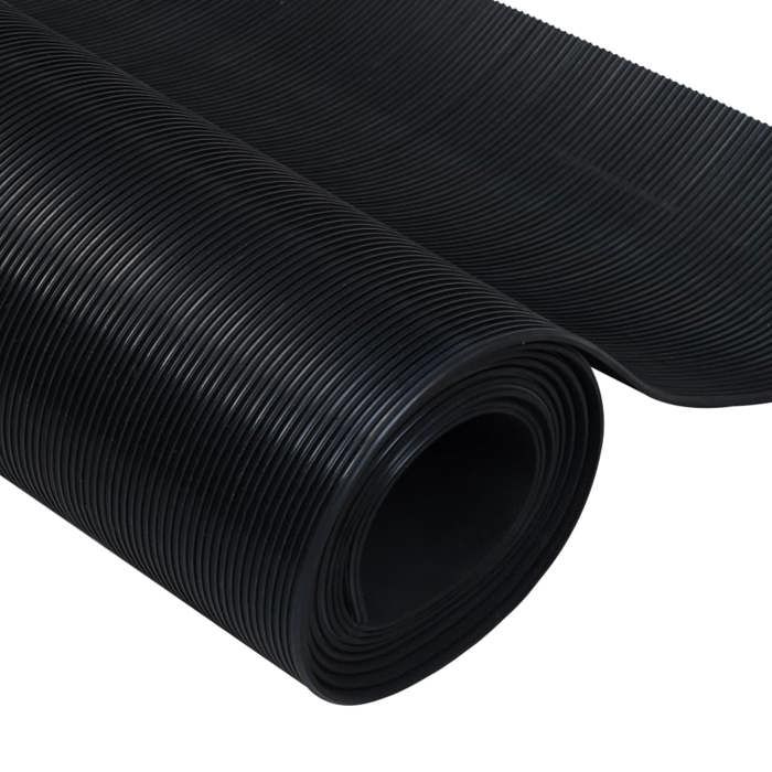 VidaXL Tapis Revêtement de Sol Intérieur Maison Garage Bureau Atelier Salle de Sport Caoutchouc Antidérapant 1,5x4 m 3 mm 143952