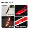 For Benz 4Pcs Car Door Safety Warning Sticker Reflective Decal Decorative Accessories Exclusive AMG W124 W203 W204 SPRINTER V