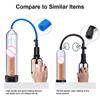 Sex Penis Enlargement Pump Training Device  Vacuum Sucking Cup Extender Penile Erection Hand-Actuated Sucker Male Masturbator
