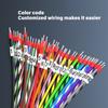 SCSI Data Cable with Terminal Push-up Lock, 28AWG Wire Single Head CN14P CN20P CN26P CN36P CN50P CN68P 6 Length Option