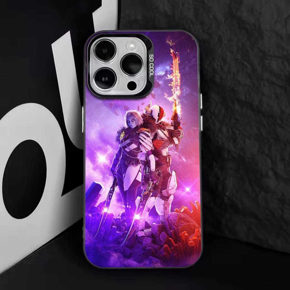 Destiny   Phone Case For iPhone 17,16,15,14,13,12,11 Plus,Pro Max,XS,Colorful Silver Phone case Funda Cover