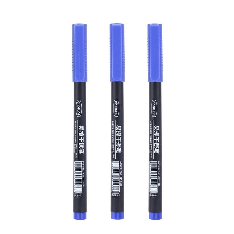 3 Colors 0.5mm Dry Erase Markers Erasable Whiteboard Marker Pen Office School White Board Art Marker Stationery Extra Fine Tip