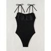 New Black Sexy One Piece Swimsuits Closed Women Swimwear Push Up Swimming Wear Body Bathing Suits Beachwear Pool Bather