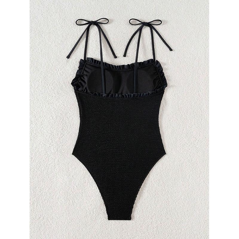 New Black Sexy One Piece Swimsuits Closed Women Swimwear Push Up Swimming Wear Body Bathing Suits Beachwear Pool Bather
