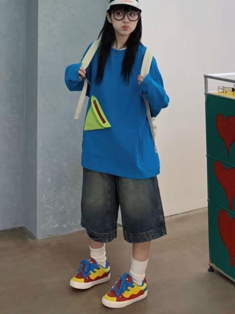 Short Mujer Vintage Jean Shorts Women 2024 New Bottoms Streetwear Fashion Casual Y2k Wide Leg Chic Pants Pantalones Cortos