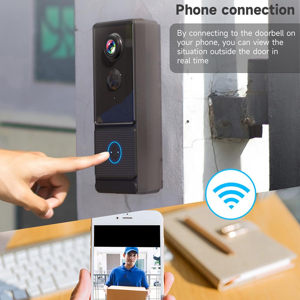Wireless WiFi Video Doorbell Camera MR03 Human Detection Cloud