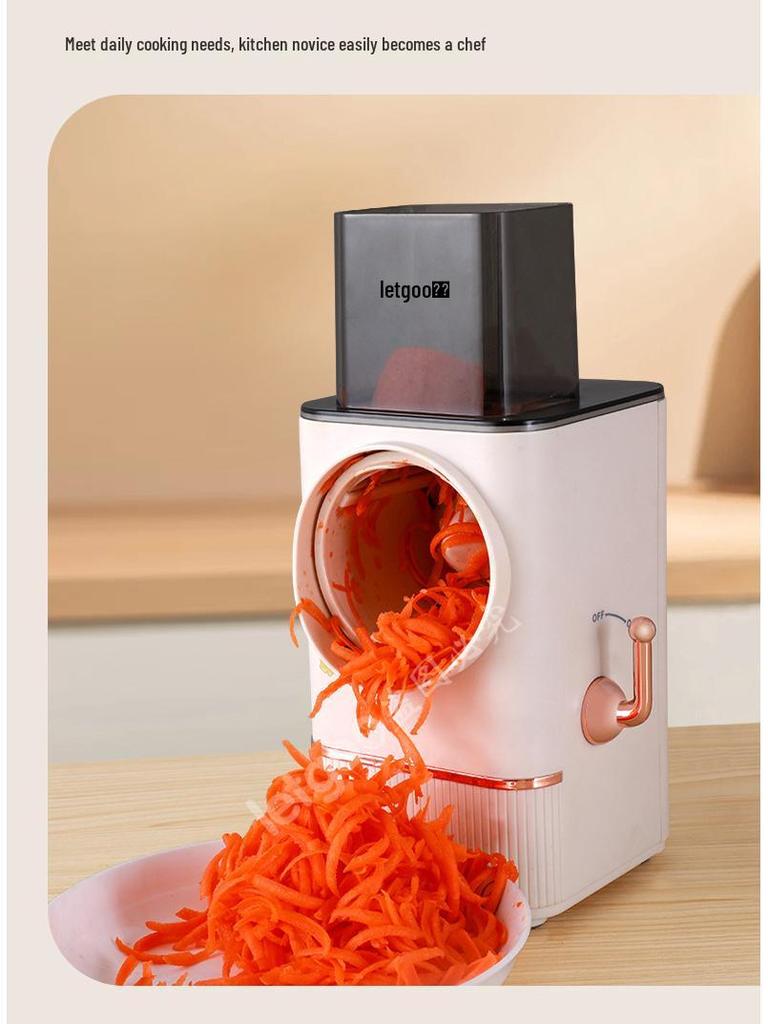 Electric Multifunctional Vegetable Cutter & Grater for Potatoes and Carrots