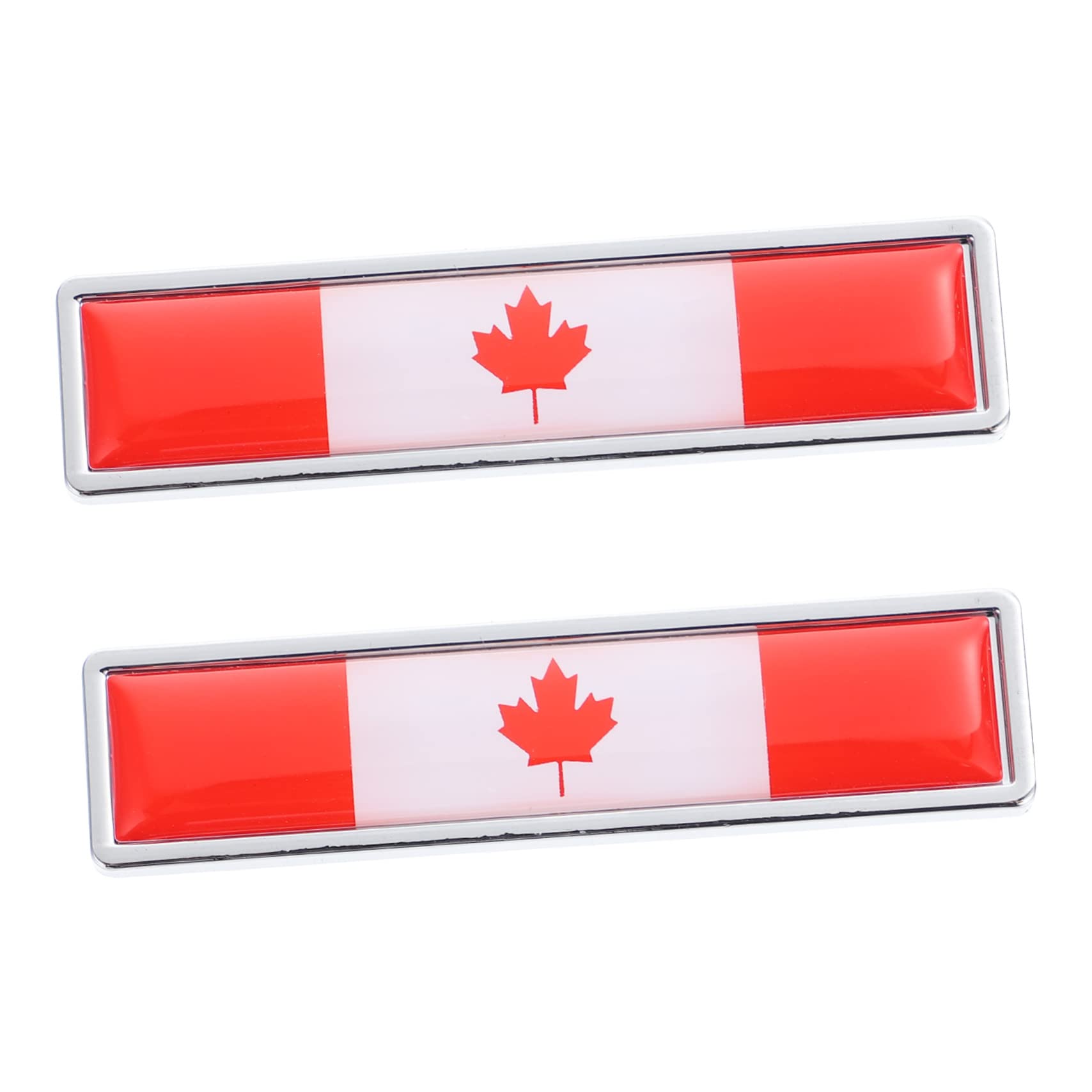 

Anneome 2pcs Flag Metal Sticker American Flag Helmet Sticker Car Body Sticker USA Flag 5.8X1.4X0.3CM